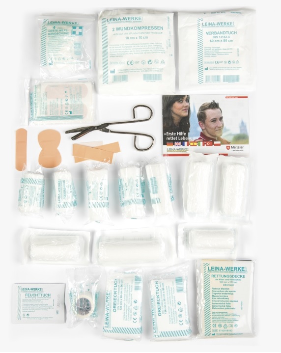 LARGE 43-PIECE FIRST AID SET LEINA - BLACK - 1 | YEO